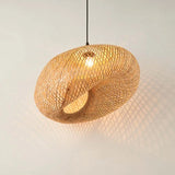 Bamboo Woven Rattan Dining Decorative Pendant Light