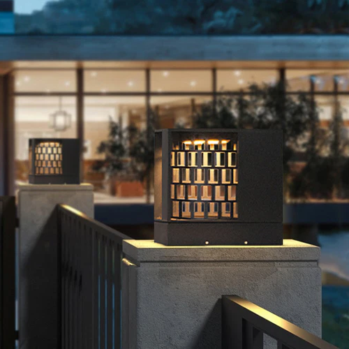 Grid Solar Outdoor Column Headlight