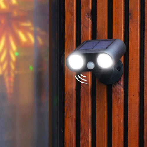 Dual Head Spotlight Waterproof Outdoor Lights