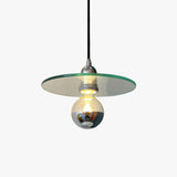 Disc Glass Modern Single Head Pendant Light