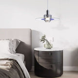 Circular Single-Head Modern Bedroom Pendant Light