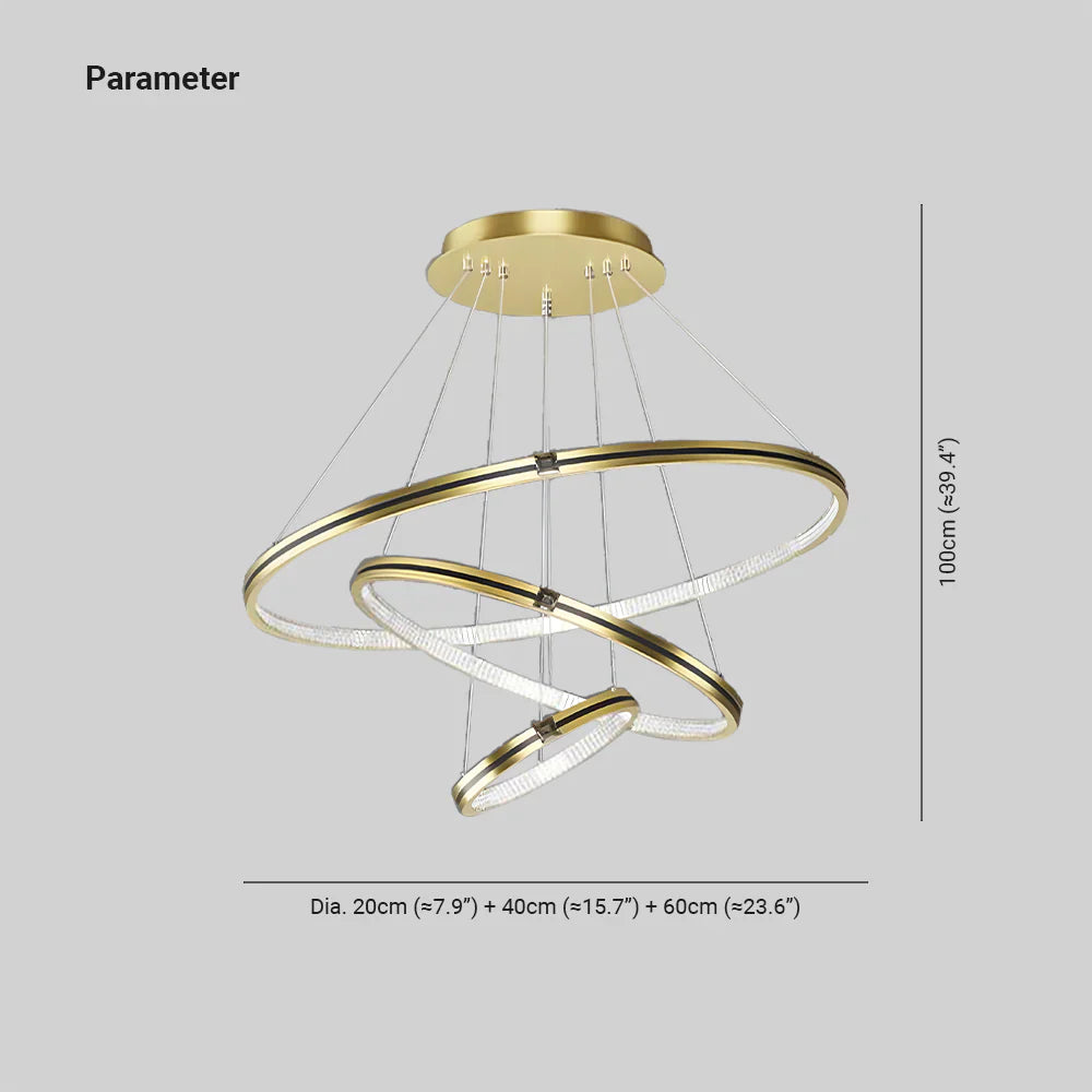 Multi-Ring Minimalist Dining Room Pendant Light