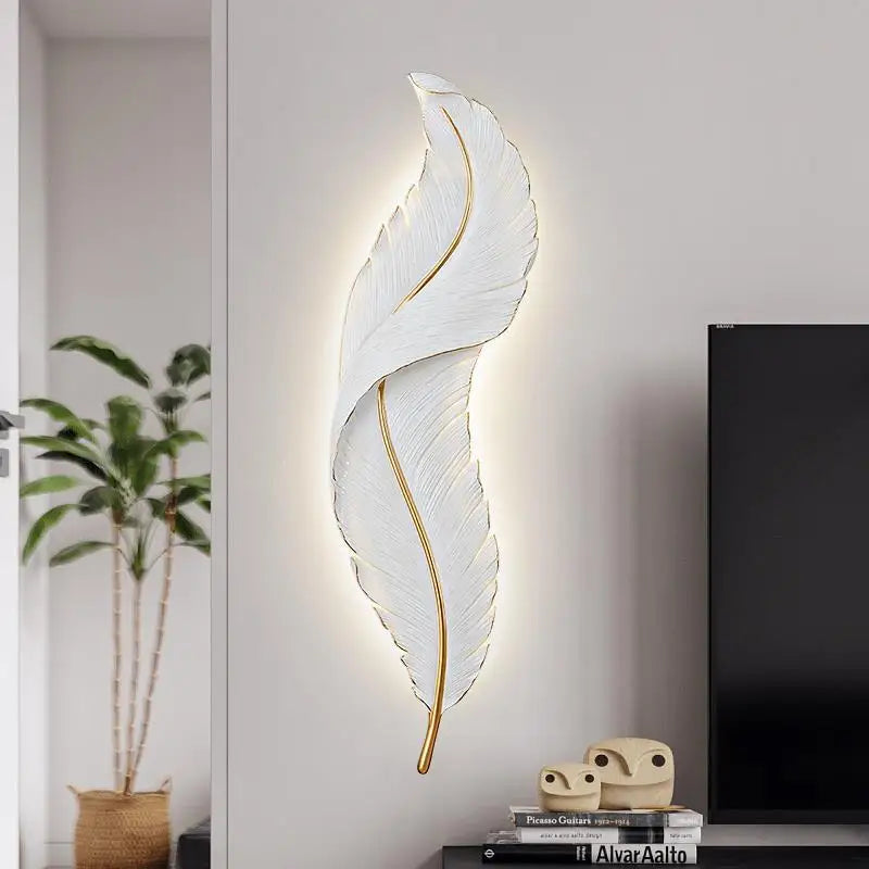 Indoor Lighting Feather Wall Lamps