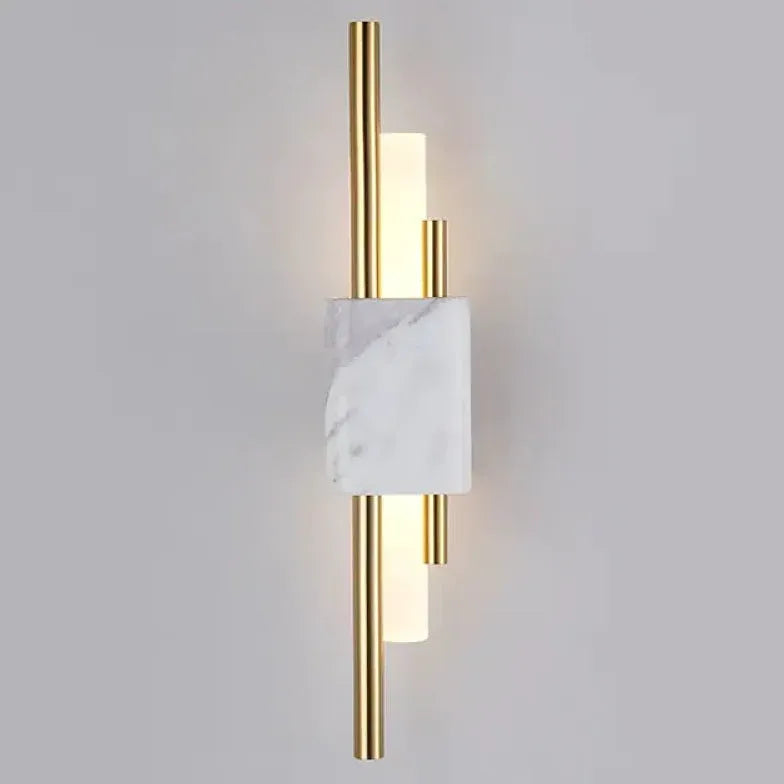 Marble Brass Up and Down Lights