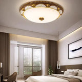 Brass Round Vintage Ceiling Light