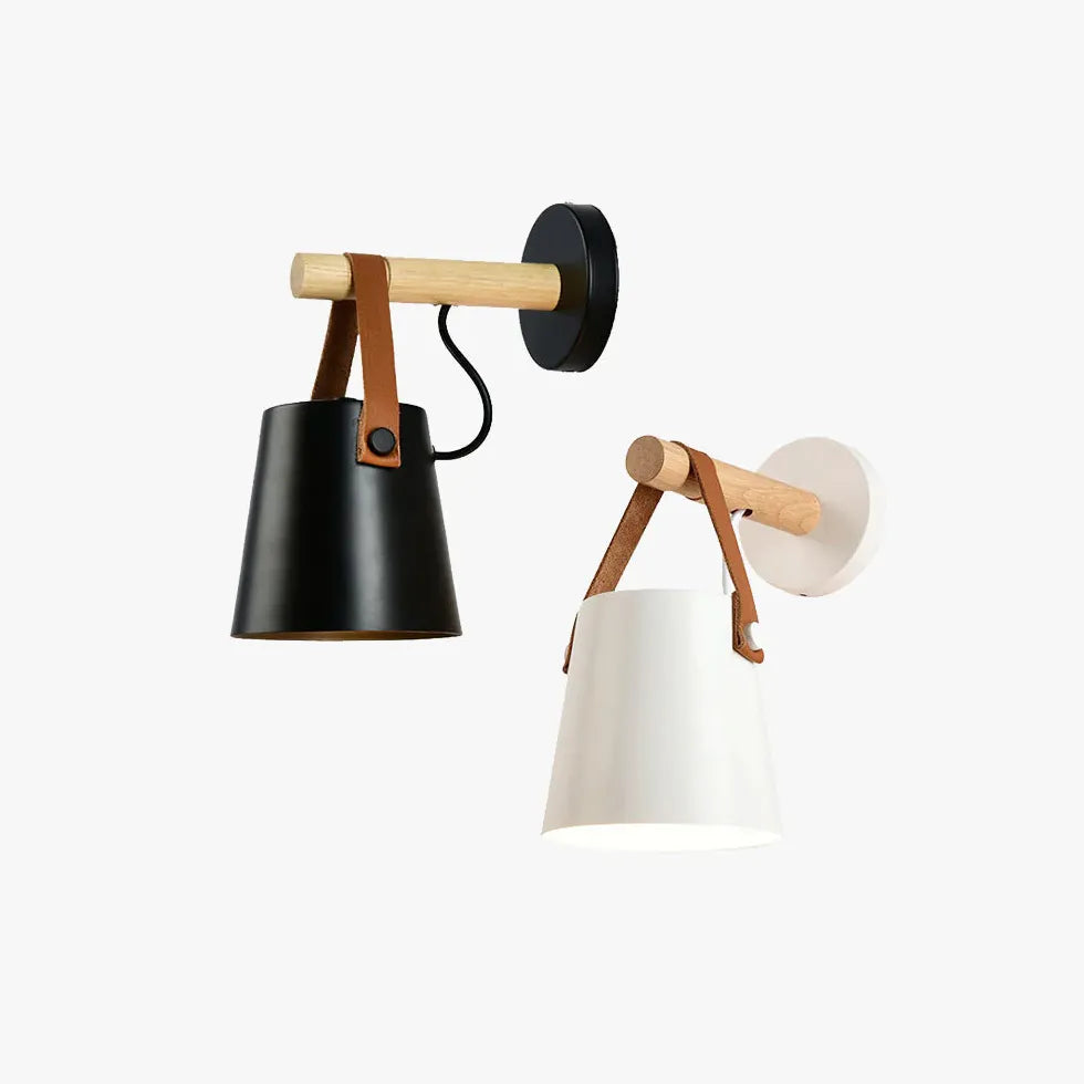 Nordic Modern Wooden Wall Light