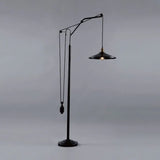 Adjustable Hanging Design Black Floor Lamp