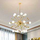 Luxury Planet Gold Dining Room Chandelier