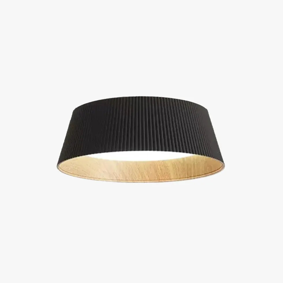 Vertical Texture Minimalist Round Modern Ceiling Light