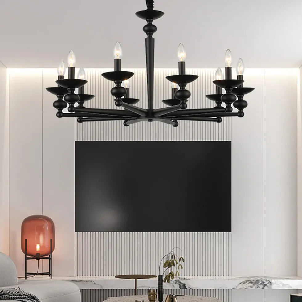 Black Candelabra Design Living Room Wall Light