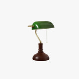 Green Vintage Curved Desk Lamp