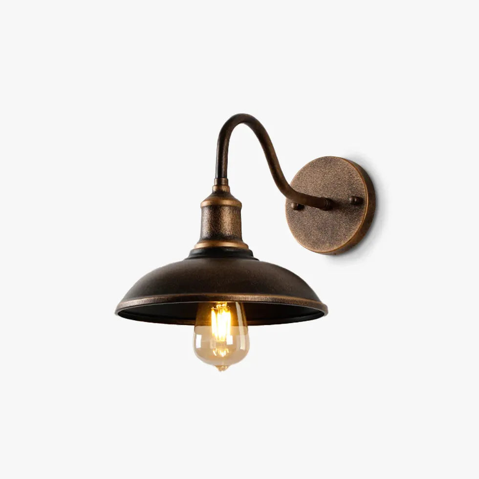 Gooseneck Wall Light Vintage Outdoor