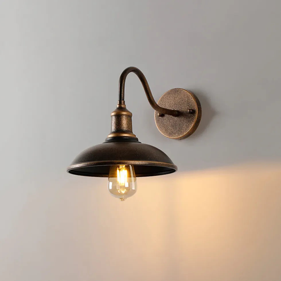 Gooseneck Wall Light Vintage Outdoor