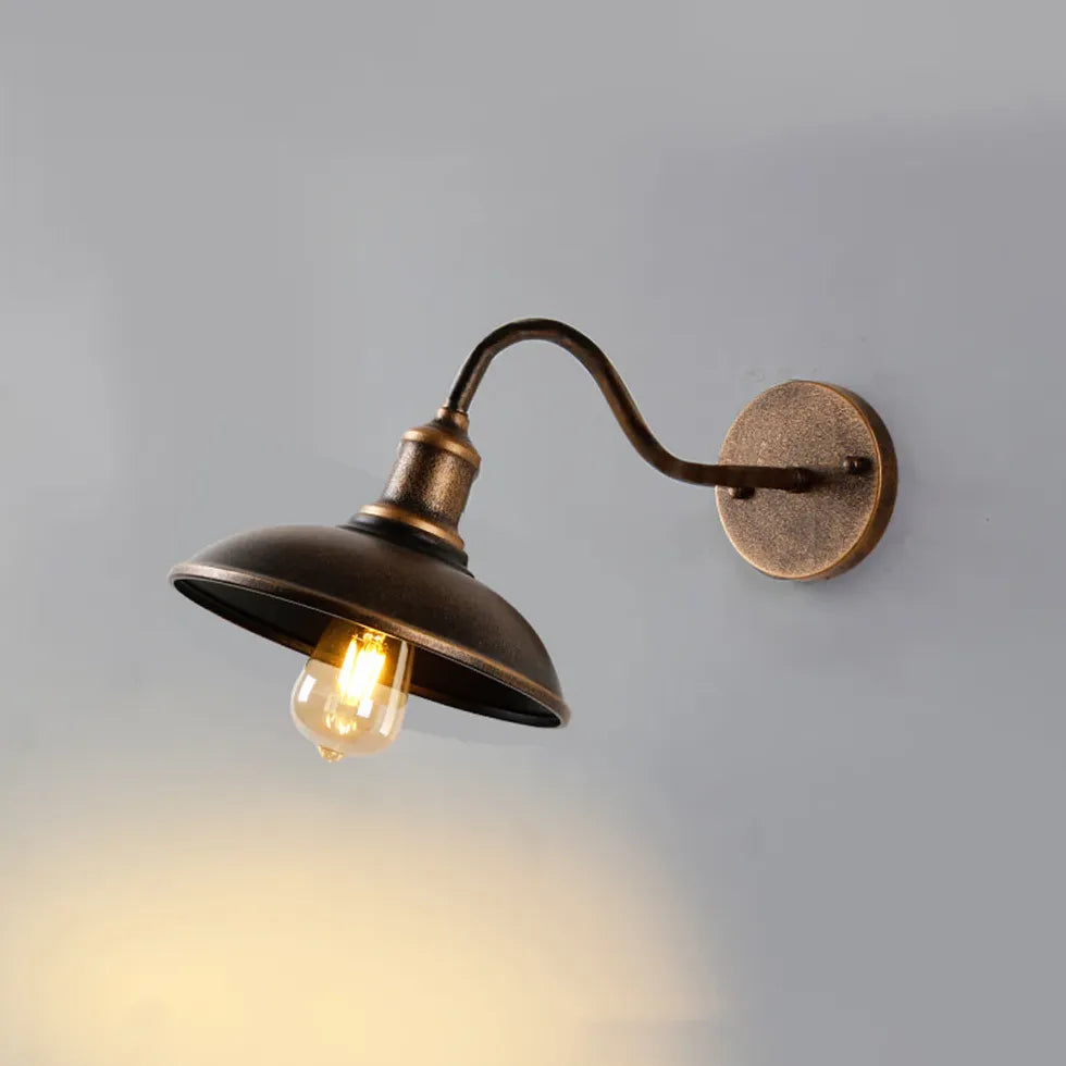 Gooseneck Wall Light Vintage Outdoor