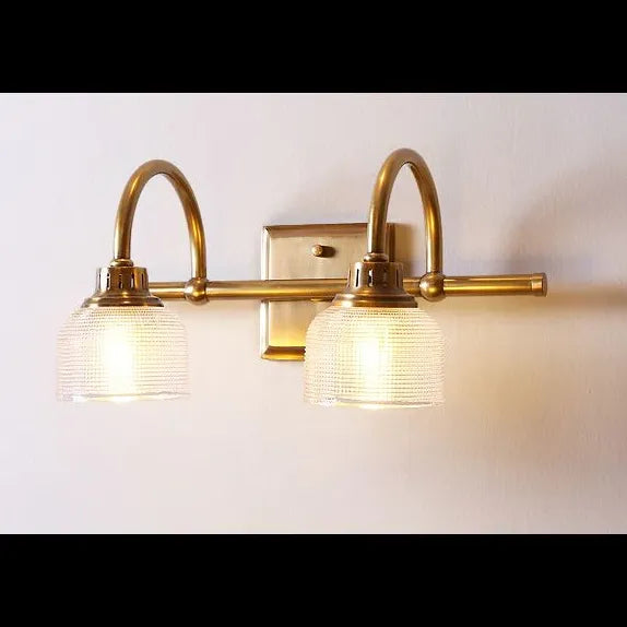 vintage bathroom wall lights glass