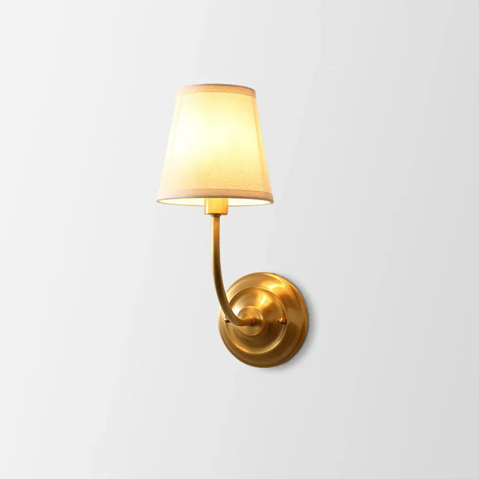 fabric wall lights indoor gold