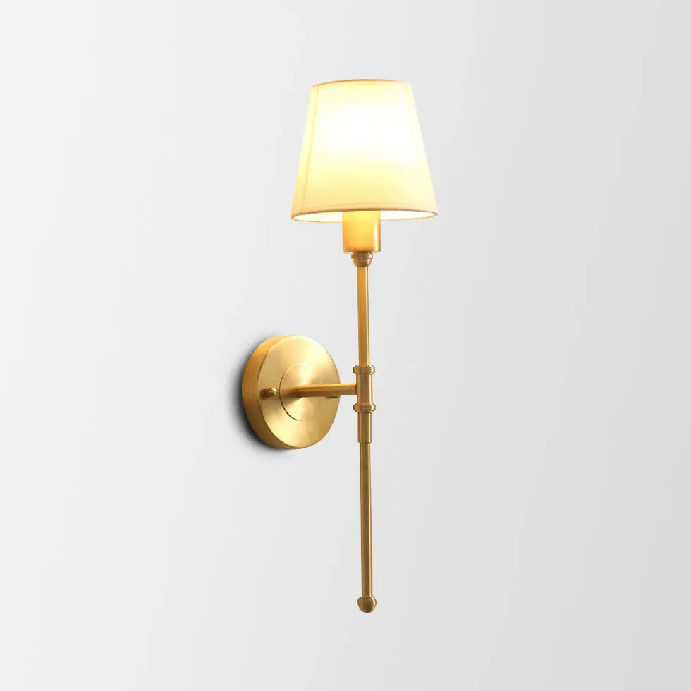 fabric wall lights indoor gold