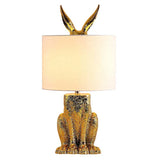 Rabbit Cylinder Shape Bedside Table Lamp