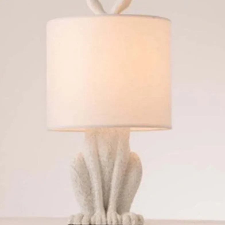 Rabbit Cylinder Shape Bedside Table Lamp