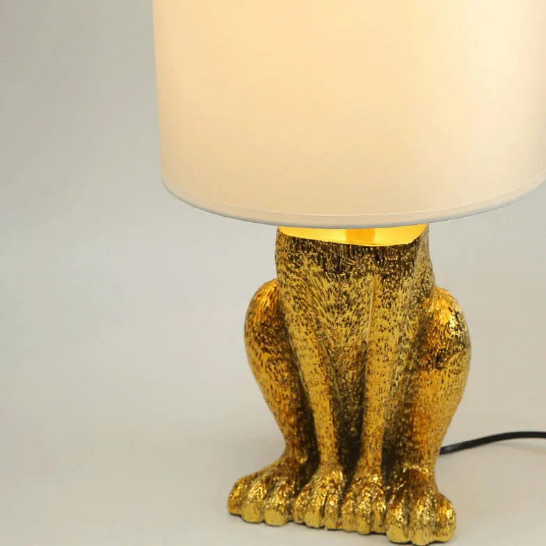 Rabbit Cylinder Shape Bedside Table Lamp