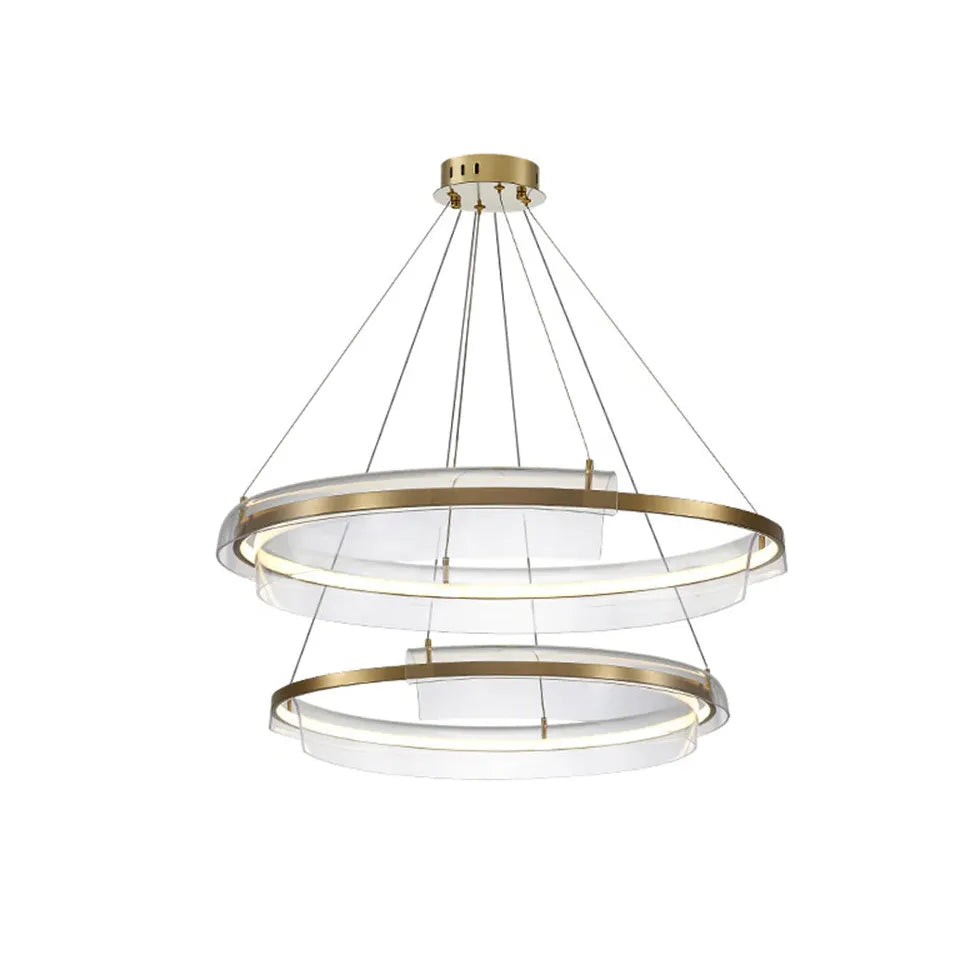 Ring Design Gold Modern Minimalist Pendant Light