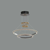 Single Ring Design Thin Wire Modern LED Pendant Light