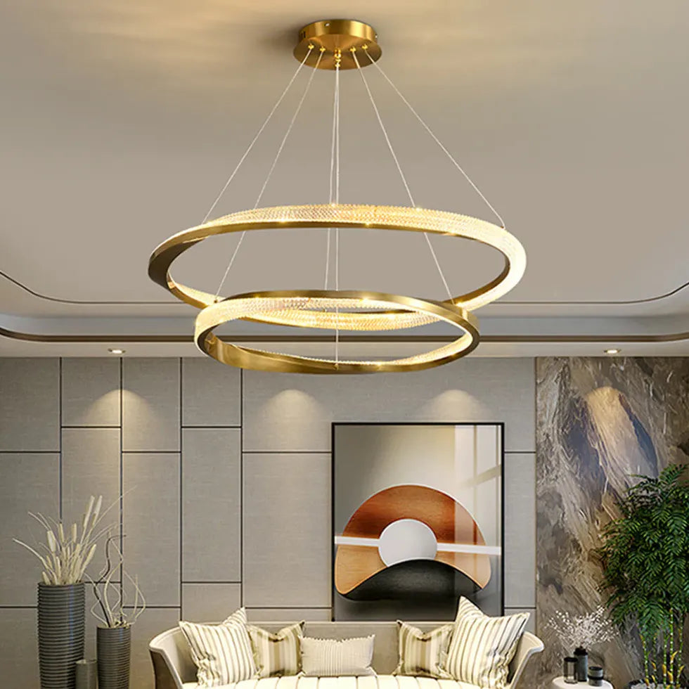 Round Design Modern Luxury LED Pendant Light