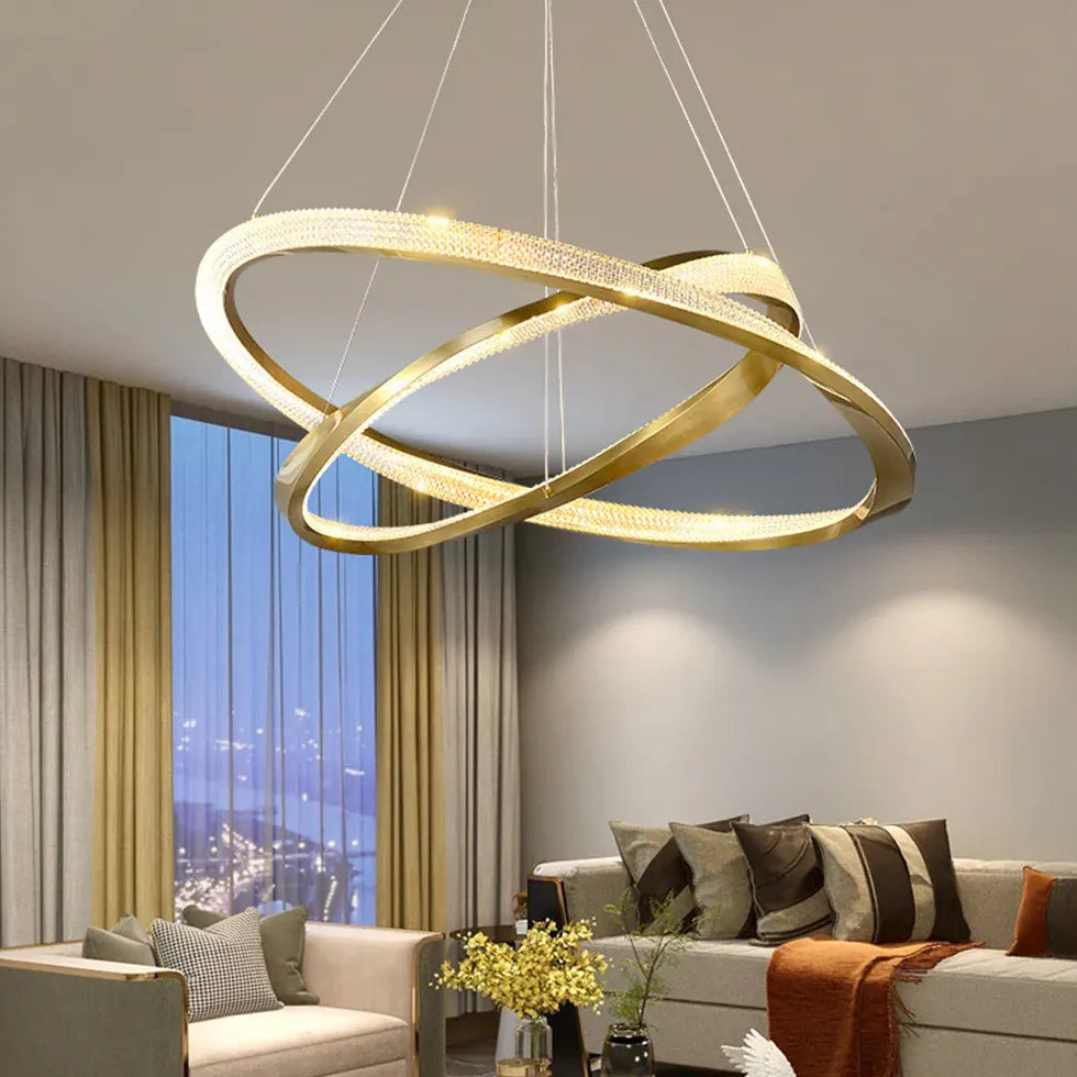 Round Design Modern Luxury LED Pendant Light