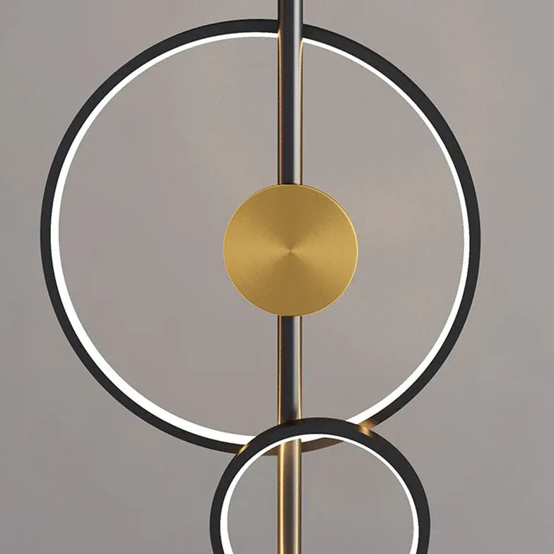 Multi-Circle Metal Modern Floor Lamp