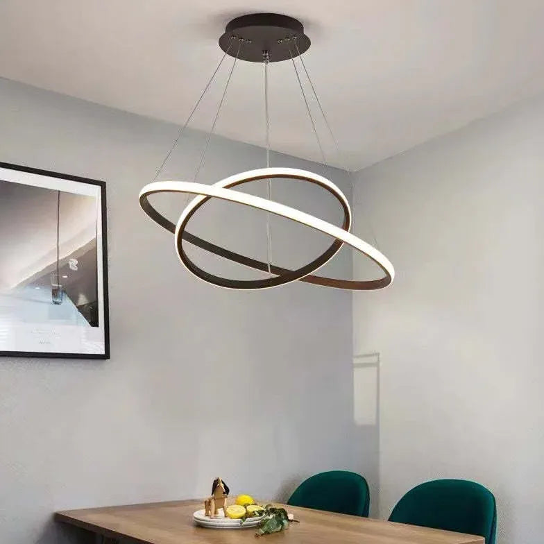 ring-shaped led modern pendant light