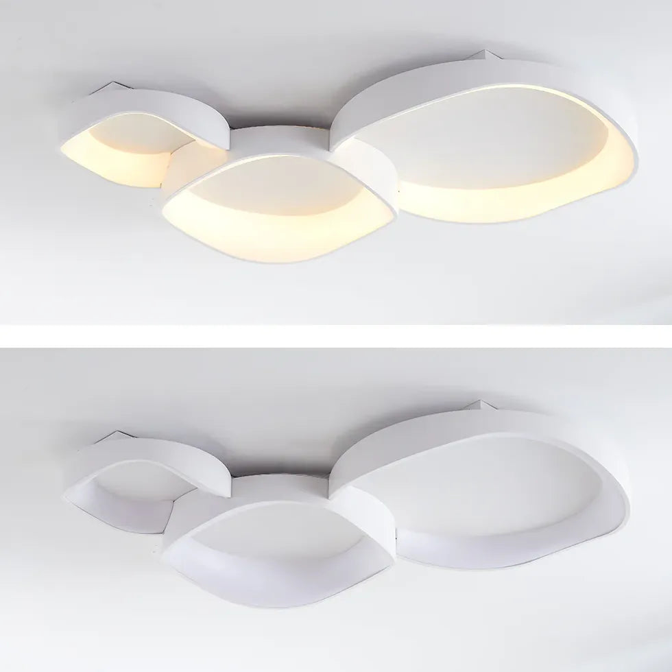 Streamlined Circular Design White LED Ceiling Light