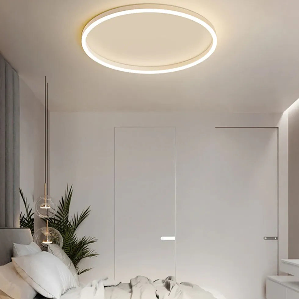 Circular Hollow Modern LED Flush Ceiling Lights