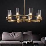 Ring-Frame Design Living Room Gold Chandelier