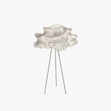 Stainless Steel Flower Design Tripod Floor Lamp