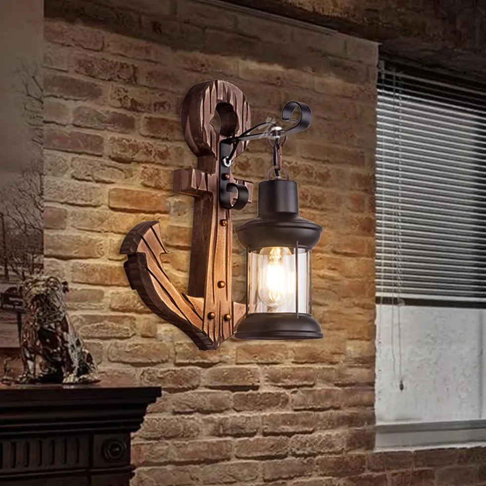 Anchor Shaped Lantern Vintage Wall Lights