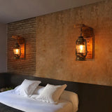 Rustic Wall Lights Wood Vintage