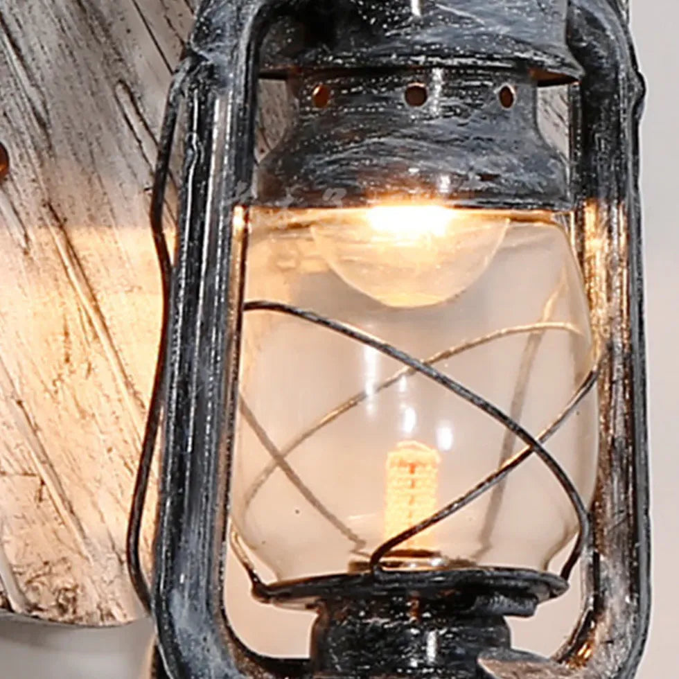 Lute Shape Lantern Vintage Wall Lights