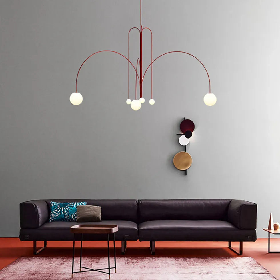 Multi-Sphere Glass Lights Modern Pendant Light