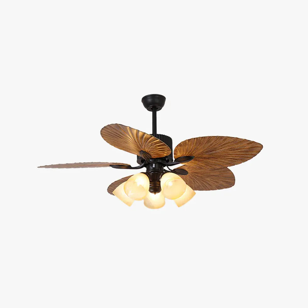 Pull Chain Vintage Design Living Room Fan Light