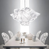 White Cloud-Shaped PVC LED Pendant Light