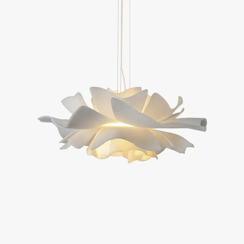 Flower-shaped White Dining Room Pendant Light