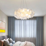 Petal-Shaped PVC Modern Bedroom Pendant Light