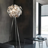 PMMA Spherical Decorative Tripod Floor Lamp