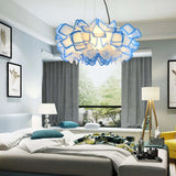 Acrylic Floral Cluster Modern Art Ceiling Light