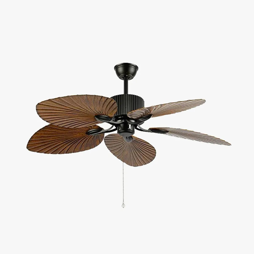 Vintage Five-Leaf Plant Leaf Design Ceiling Fan