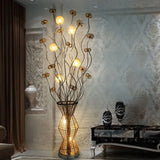 Metal Vase-Shaped Decorative Floor Lamp