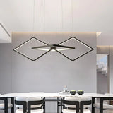 Diamond Frame Modern LED Pendant Light