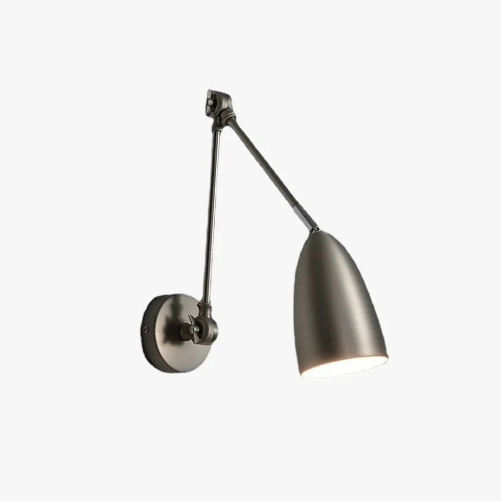 Conical Shade Adjustable Bedside Spotlight