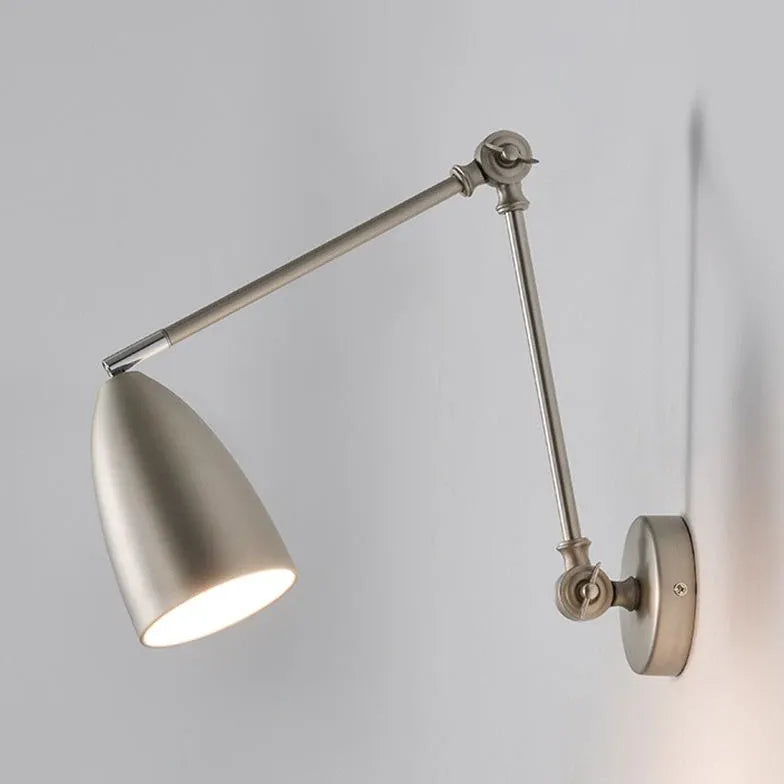 Conical Shade Adjustable Bedside Spotlight