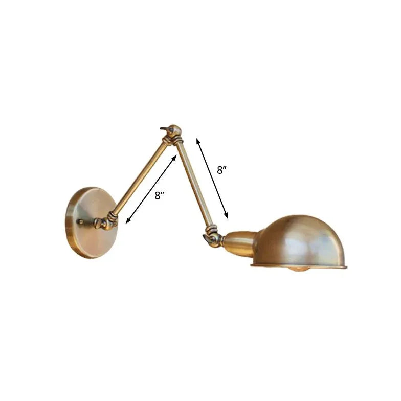 Semi Spherical Adjustable Industrial Wall Lights